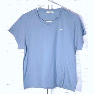 Madhappy Women's‎ Small Petite Blue Short Sleeve Shirt